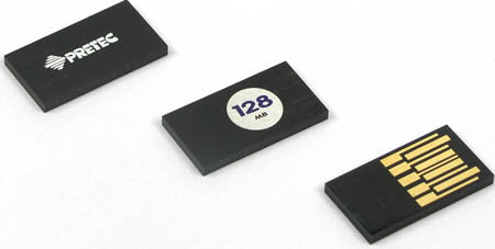 Pretec发布CU-Flash全球最小USB存储器