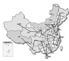 长城今晚迎来国际光束(图)