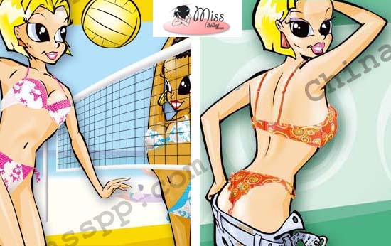 missbilletdoux 精彩卡通内衣 炫酷色彩着迷(组图)