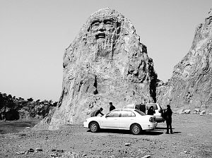 景被采石破坏沈阳计划---恢复生态拯救七星山(