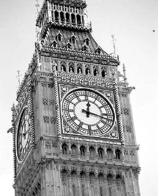 英国标志建筑物简笔画