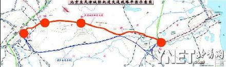 京津城际轨道半小时直达(图)