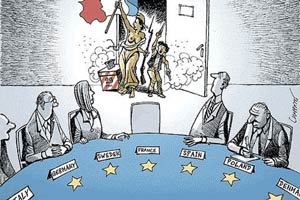 拯救《欧盟宪法条约》须缝合"两个欧洲"(图)