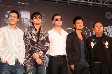 图文：《头文字D》台北首映会的照片