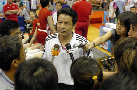 [体育]（6）排球�D�D中国女排备战世界女排大奖赛香港站比赛