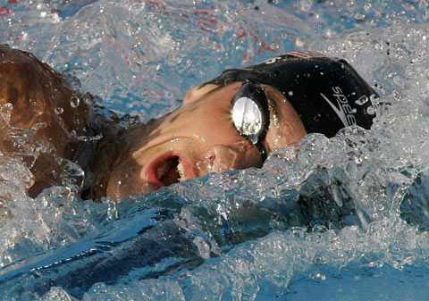 世锦赛-男子200米自由泳 菲尔普斯劈波斩浪