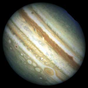 太阳系中最大的行星--木星