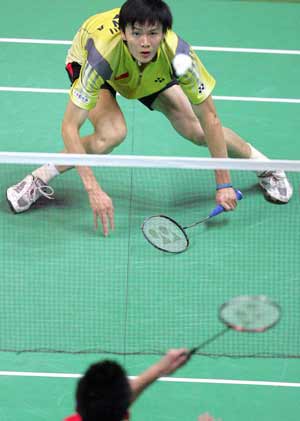 图文：中国羽毛球大师赛 林丹获得男单冠军