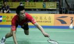 图文：中国羽毛球大师赛鸣金 林丹在男单决赛中