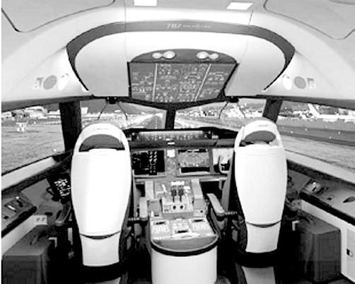 波音公开全新787梦想飞机驾驶舱(图)