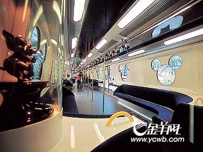 香港迪士尼专线列车结构特色大解密