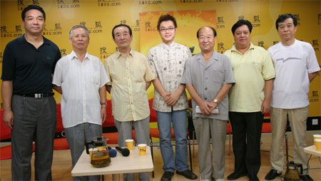 相声名家齐聚搜狐 主持人大鹏成李金斗小师弟