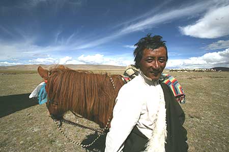 纯朴、善良的藏北人