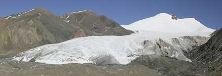 可可西里山最高峰-岗扎日冰川