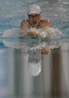 图文：夺得女子50米蛙泳冠军 罗雪娟在比赛中