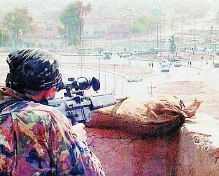 反恐精英齐集伊拉克 特种士兵专瞄人弹枪枪爆