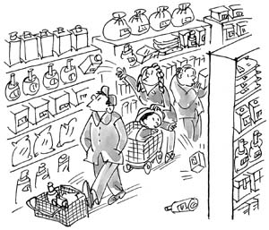 超市购物商品怎能随意放(社会公德)(图)