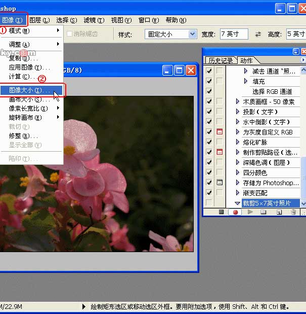 ps按比例自动批量裁剪照片