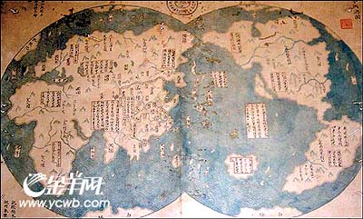 国际新闻 国际类媒体 羊城晚报    据报道,这幅神秘的地图是中国上海图片