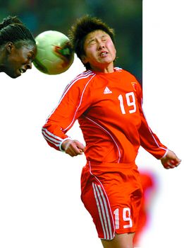马晓旭是中国女足的新发现.