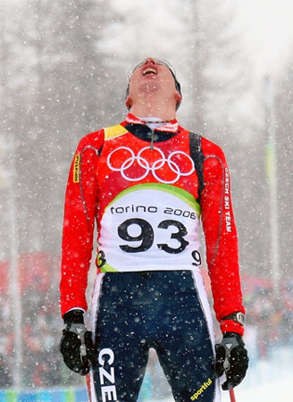 图文：越野滑雪爱沙尼亚金牌 捷克选手有些懊悔