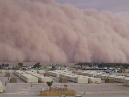 资料图：伊拉克沙暴