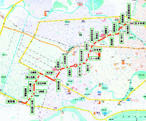 社会新闻 辽宁新闻 沈阳今报  线路走向:揽军路始发途经腾飞一街,云峰