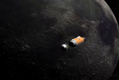 美计划2009年发射探测器撞击月球寻找水源(图