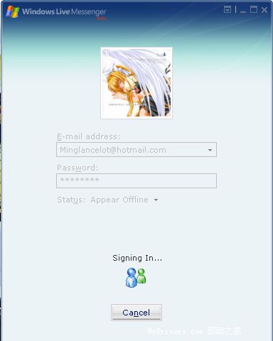最终界面:windows live图片