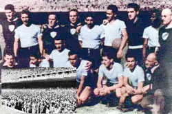 1950年巴西世界杯冠军:乌拉圭 - 金羊网-华南地
