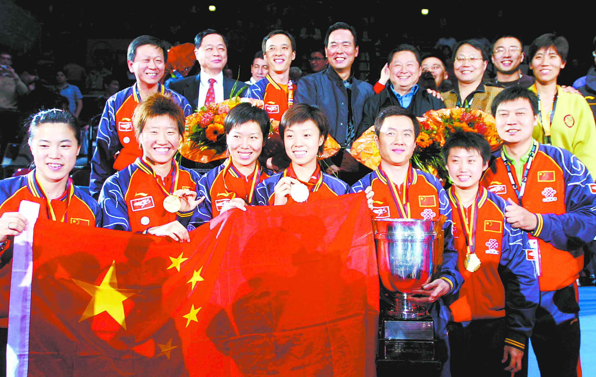 世乒团体赛中国女队七连冠(图)