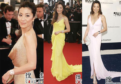 评戛纳影展中国女星着装