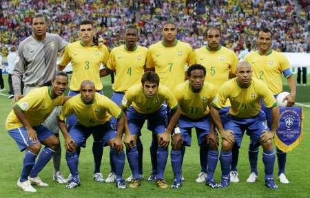 图文:巴西VS克罗地亚 巴西首发阵容