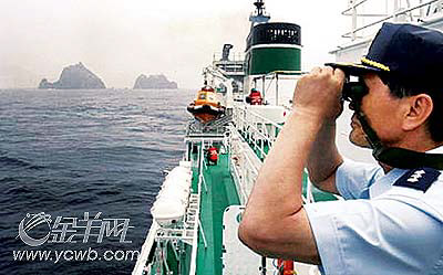 独岛问题再惹冲突 日本巡逻艇追击韩国调查船