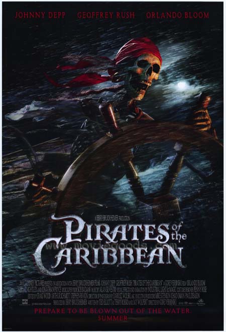 《加勒比海盗2》首映创奇迹 获北美票房冠军