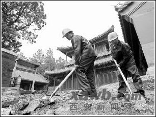 北京法海寺进行大规模修缮(图)