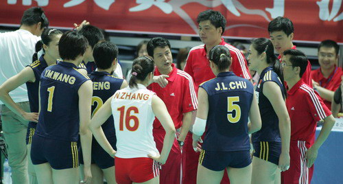 阿迪达斯赞助比赛服 中国女排比赛风采(五)