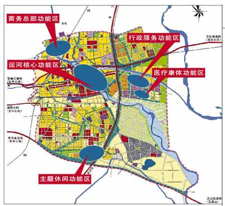 北京通州新城功能区规划亮相 标准超过浦东(图) 