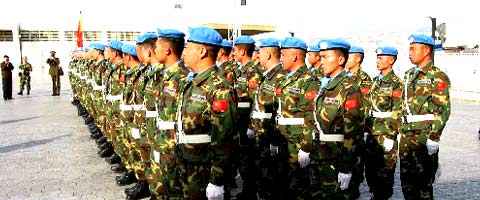 守望国门之外的中国“蓝盔”部队