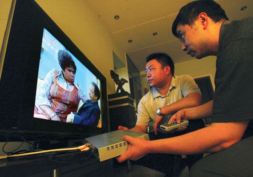 重庆数字电视节目正式转换 首日安装2000户-搜