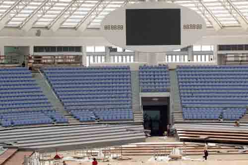 新体育馆增加1800个座位迎接中国篮球对抗赛