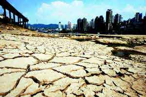 重庆遇特大旱灾 发布全国首次干旱红色预警(图