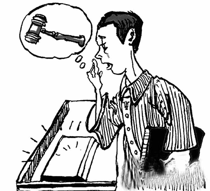 法官迟到忘带法槌手机唱歌(图)