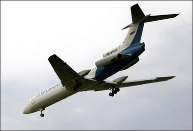 图文：俄罗斯俄罗斯图154客机坠机