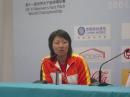 图文：女垒世锦赛中国获胜 于汇莉出席发布会