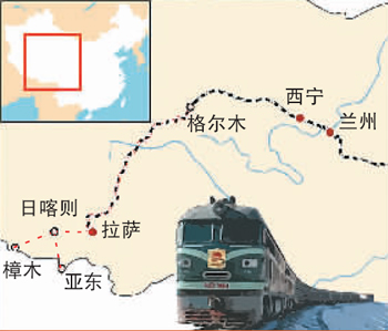 青藏铁路向边境延伸 印度忧心中国向南亚渗透