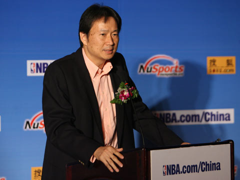 图文nba新传搜狐发布会姜丰年致辞