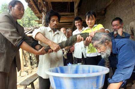 越南92岁大爷80年未剪头发，只因为他信奉“椰子教”