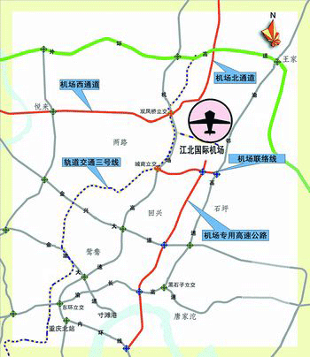 主城规划5条快速通道直达机场(图)图片