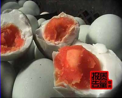 北京停止销售河北红心鸭蛋 抽检含有苏丹红